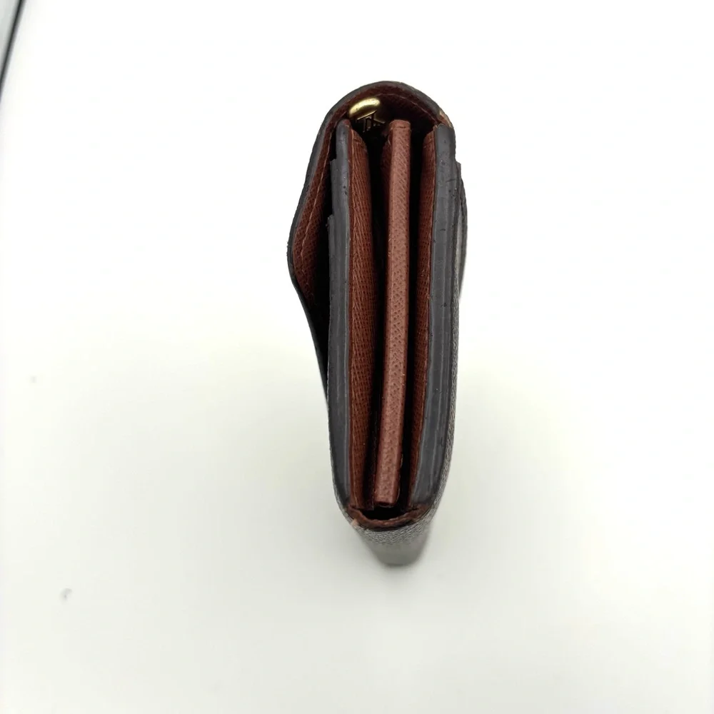 Louis‎ Vuitton Brown Monogram Leather Wallet